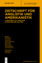 Cover of the Zeitschrift für Anglistik und Amerikanistik