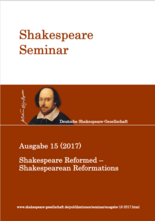 Cover of Shakespeare Reformed, Shakespearean Reformations