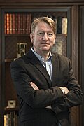 Prof. Damian Bracken, Burns Visiting Irish Scholar for the Spring 2015 semester. Photographed in Burns Library for the 2/24 issue of Chronicle.