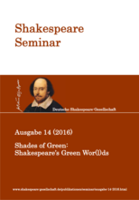 Cover of Shades of Green: Shakespeare's Green Wor(l)ds