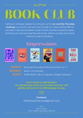 Info Poster for Book Club