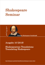 Cover of Shakespearean Translations, Translating Shakespeare