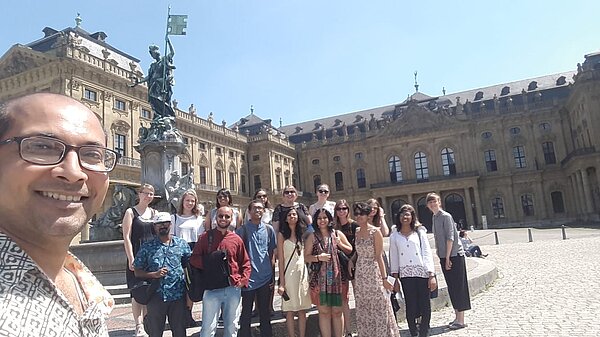 The participants at the Residenz