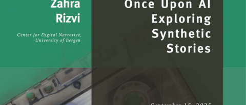 Poster for Once Upon AI - Exploring Synthetic Stories