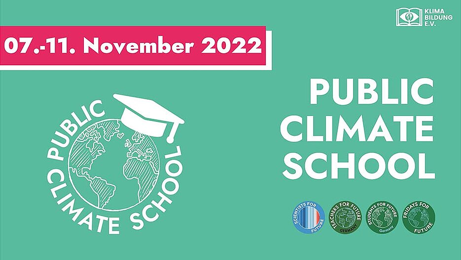 Folie zur Public Climate School 2022