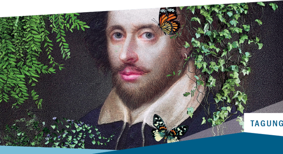 Picture of Shakespeare amidst greenery